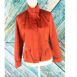 Max Mara Weekend Bittersweet Peplum Red Jacket